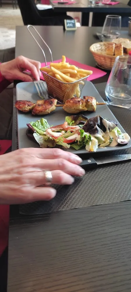 Brochette de Poulet Au Curry